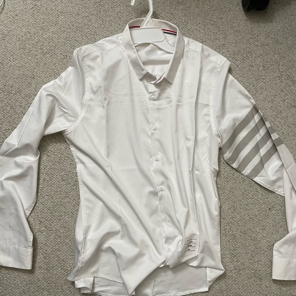 New white button up shirt